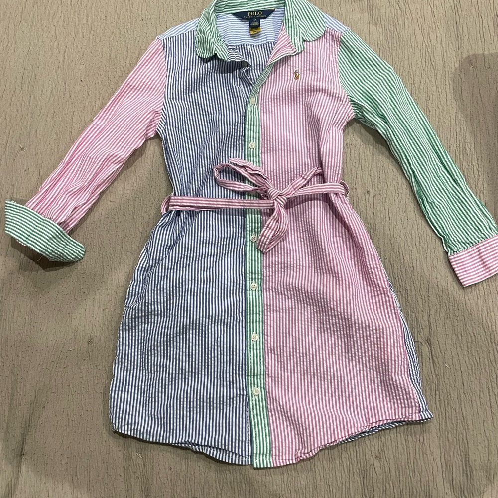Ralph Lauren Striped Shirt Dress